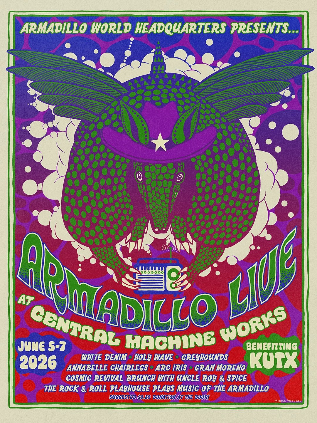 ARMADILLO LIVE DAY 3: GREYHOUNDS W/ UNCLE SPICE & ROY’S COSMIC REVIVAL BRUNCH