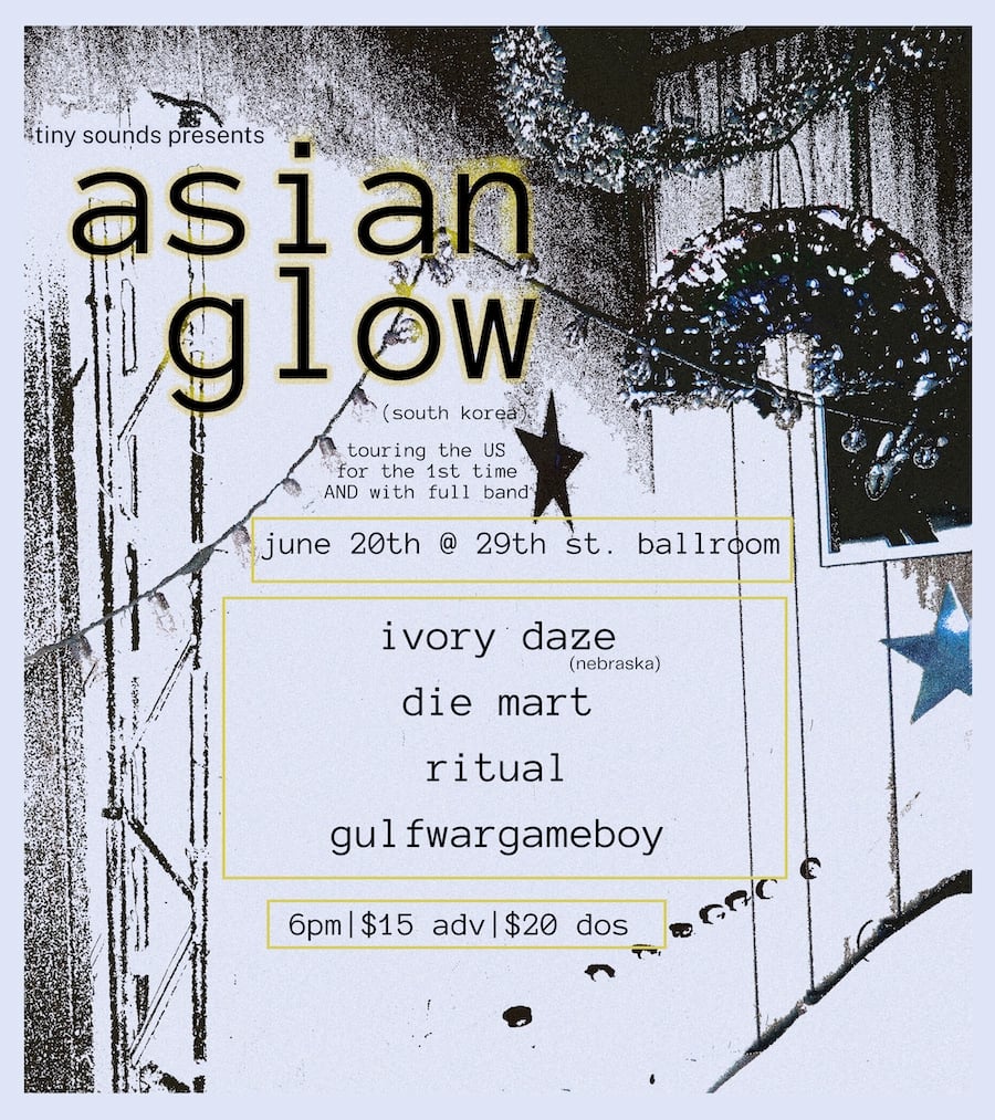 ASIAN GLOW W/ IVORY DAZE (NEBRASKA), DIE MART, RITUAL, GULFWARGAMEBOY