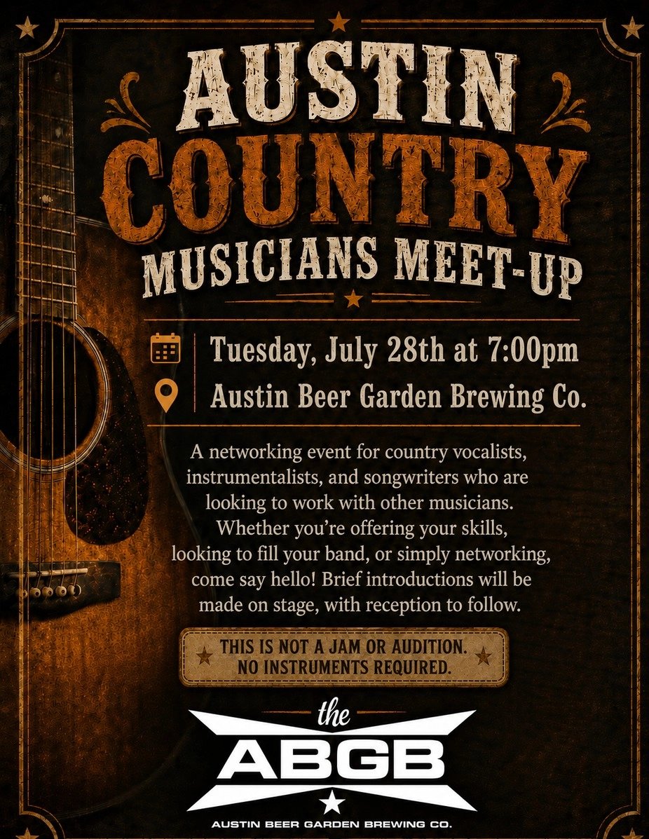 AUSTIN COUNTRY MUSICIANS MEET-UP