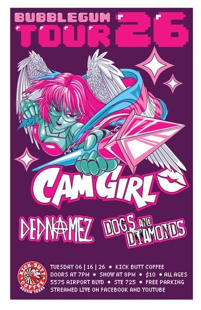 CAM GIRL BUBBLEGUM TOUR 26