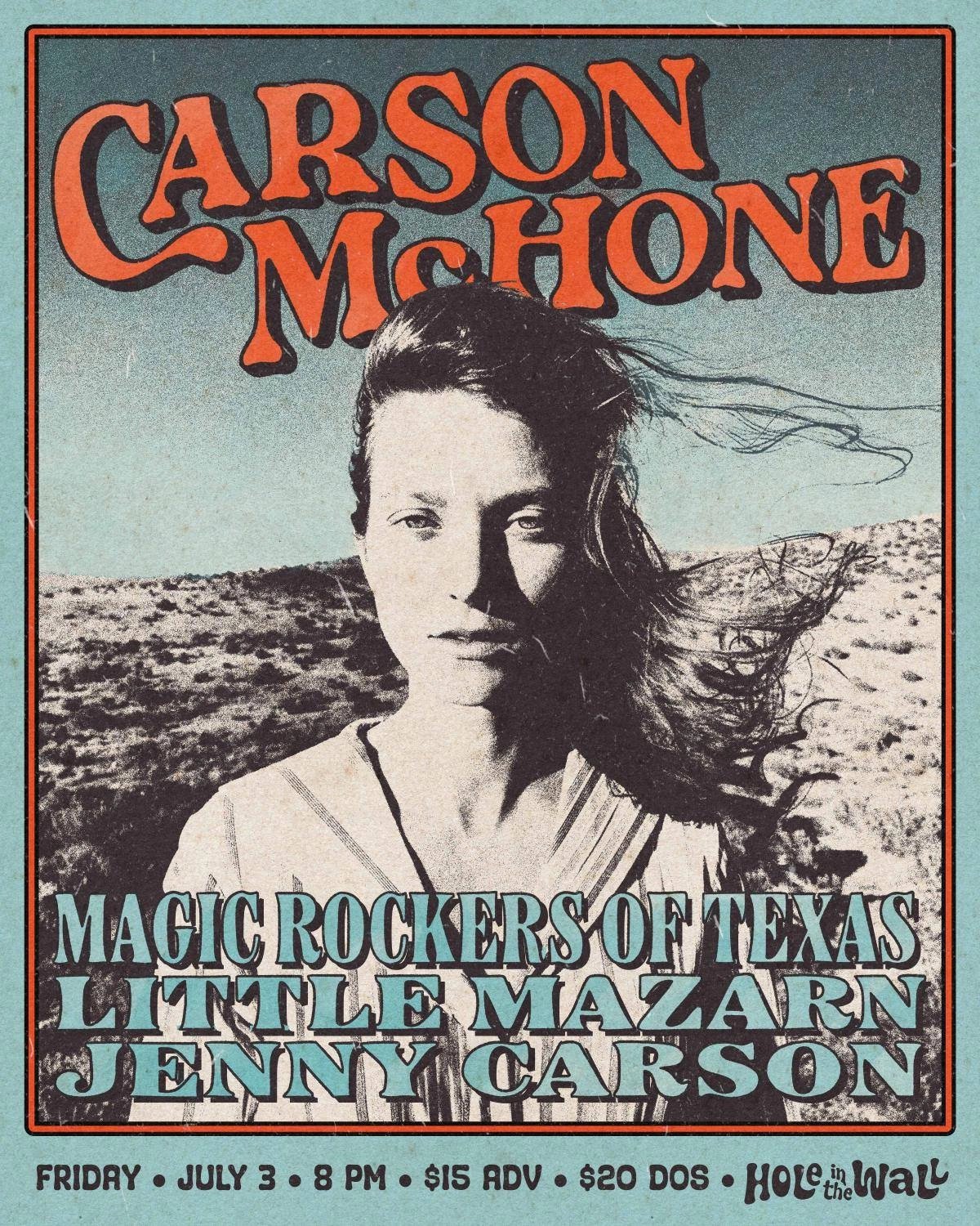 CARSON MCHONE WITH MAGIC ROCKERS OF TEXAS, LITTLE MAZARN & JENNY CARSON