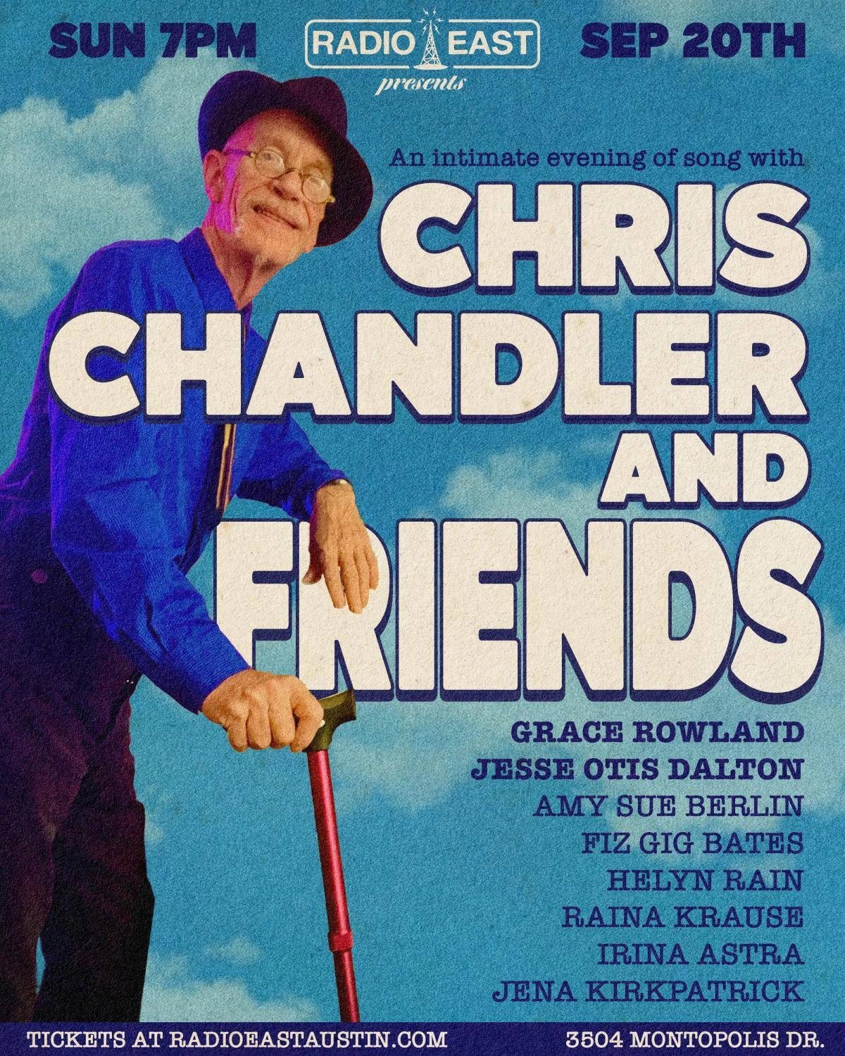 CHRIS CHANDLER & HIS FRIENDS : FEAT. GRACE ROWLAND, AMY SUE BERLIN, JESSE DALTON, HELYN RAIN, & MORE