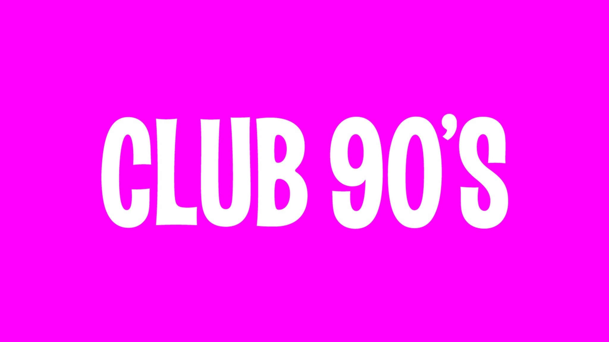 CLUB 90S PRESENTS THRILLERWEEN