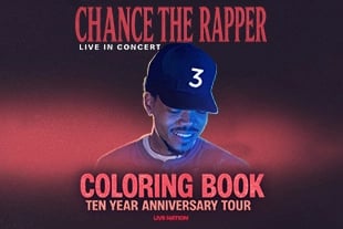COLORING BOOK 10 YEAR ANNIVERSARY TOUR CHANCE THE RAPPER