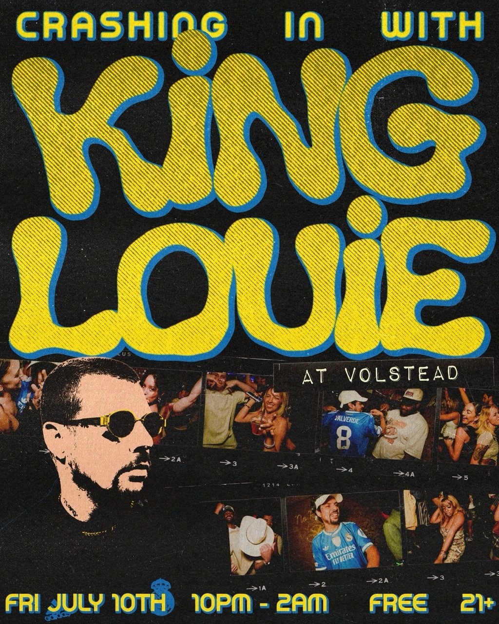 CRASHING IN WITH KING LOUIE