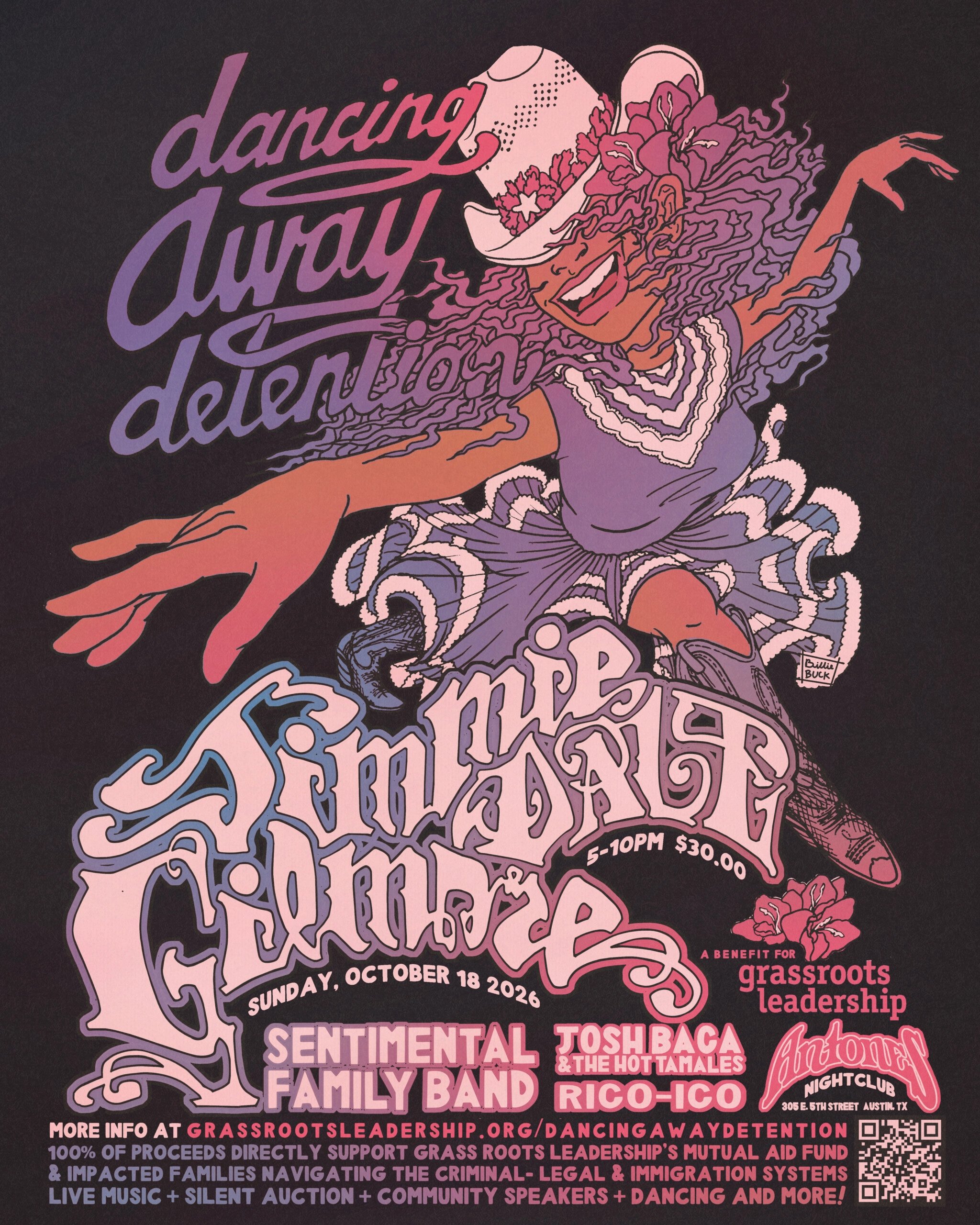 DANCING AWAY DETENTION: JIMMIE DALE GILMORE, SENTIMENTAL FAMILY BAND, JOSH BACA & THE HOT TAMALES + RICO-ICO