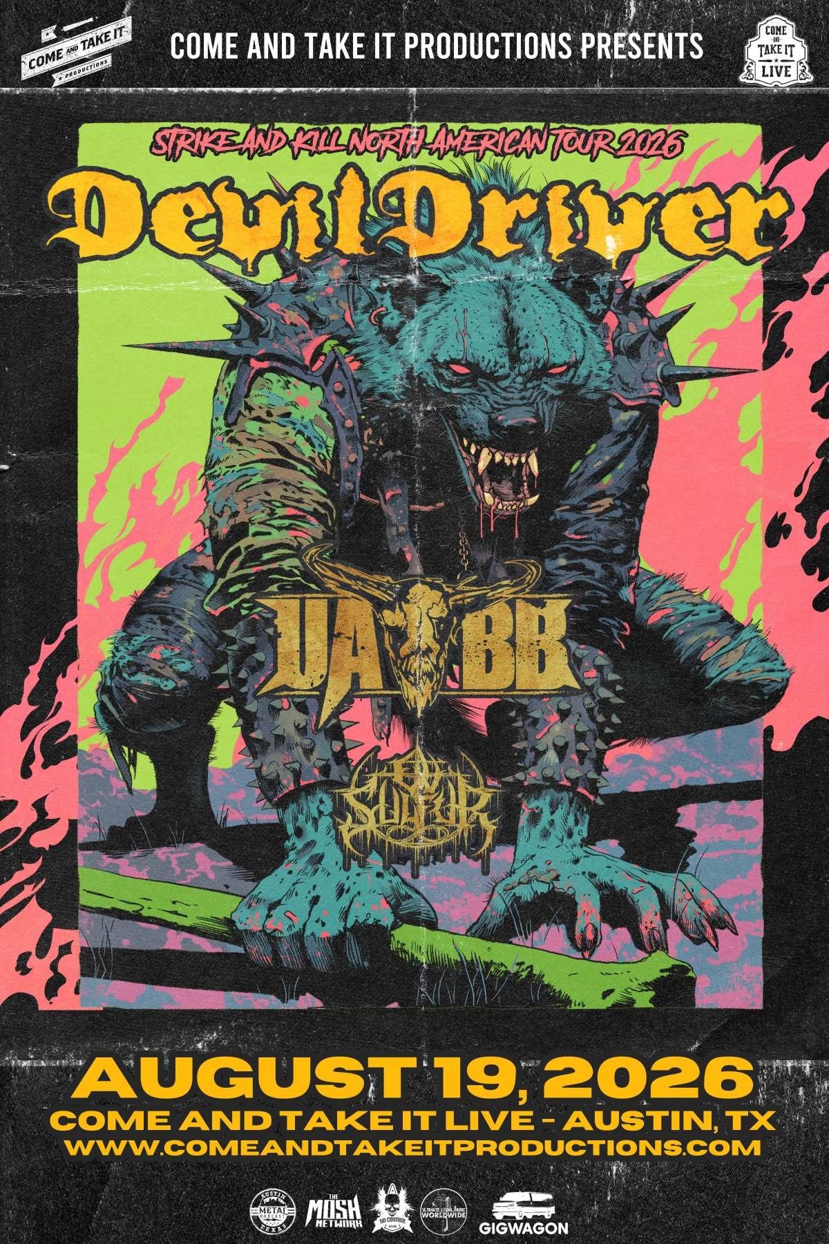 DEVILDRIVER: STRIKE AND KILL TOUR