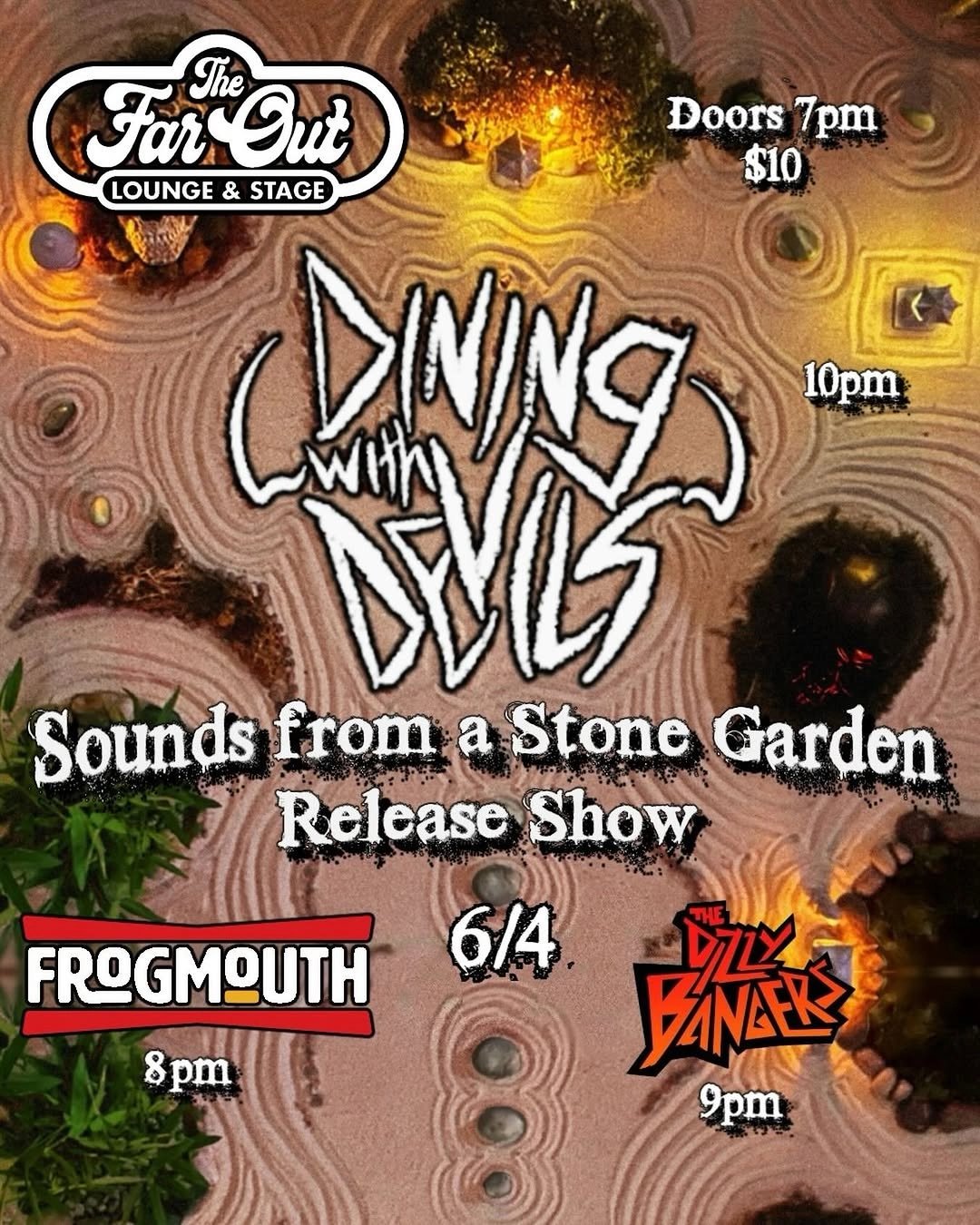 DINING WITH DEVILS W/ DIZZY BANGERS AND FROGMOUTH