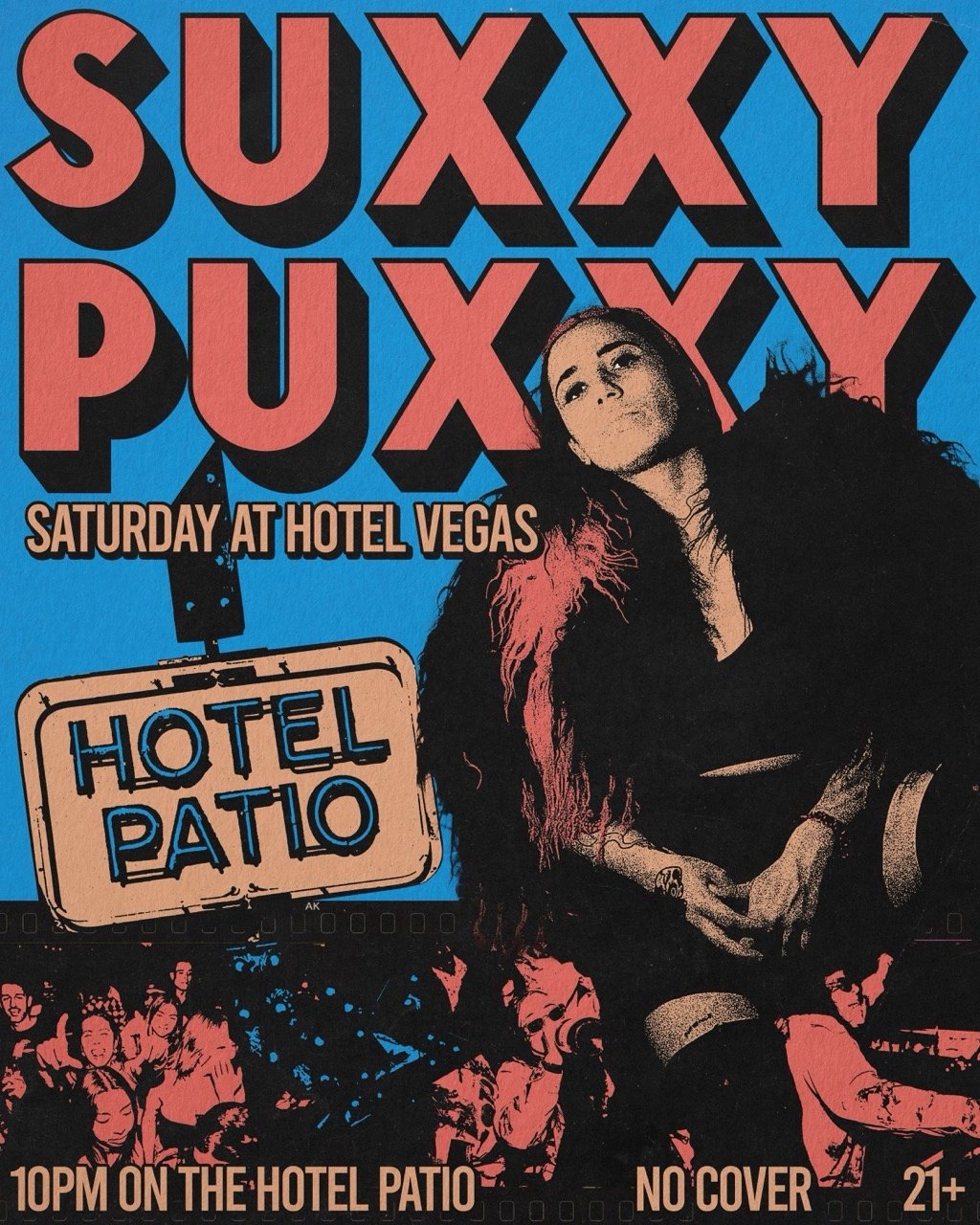 DJ SUXXY PUXXY ON THE HOTEL PATIO!
