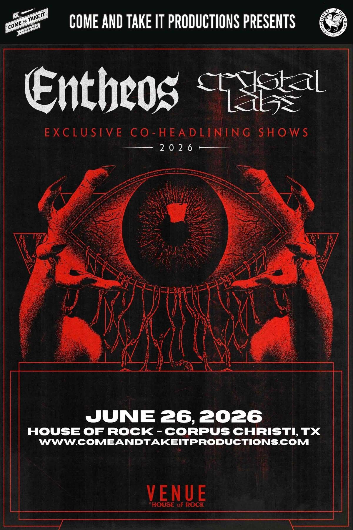 ENTHEOS AND CRYSTAL LAKE – CORPUS CHRISTI