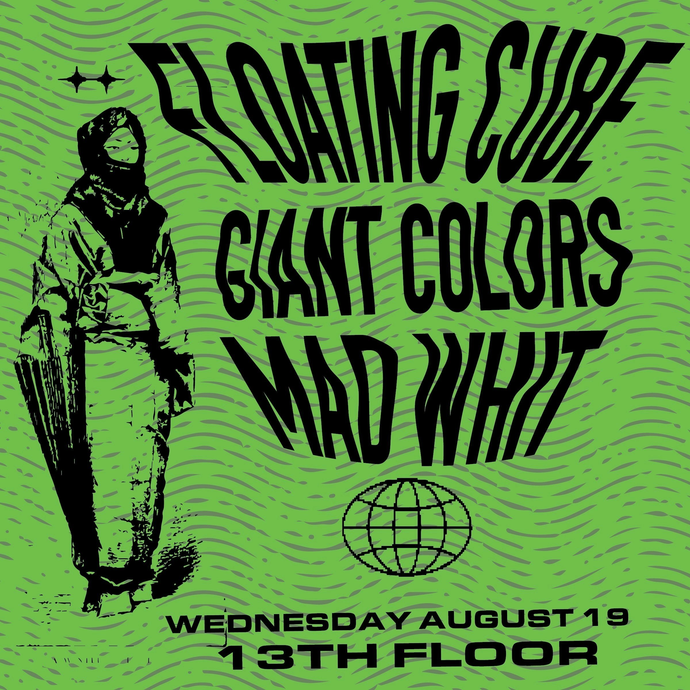 FLOATING CUBE W/ GIANT COLORS AND MAD WHIT