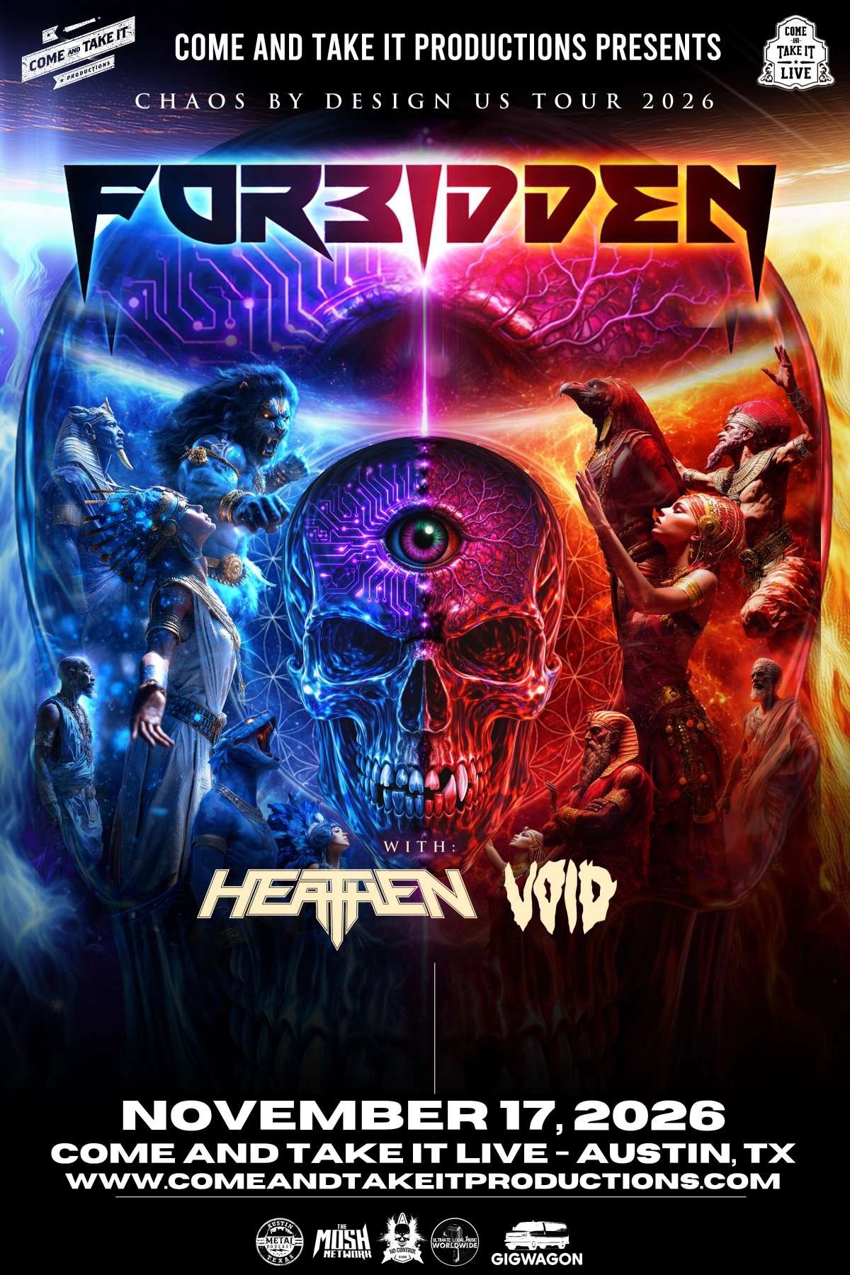 FORBIDDEN: CHAOS BY DESIGN US TOUR 2026