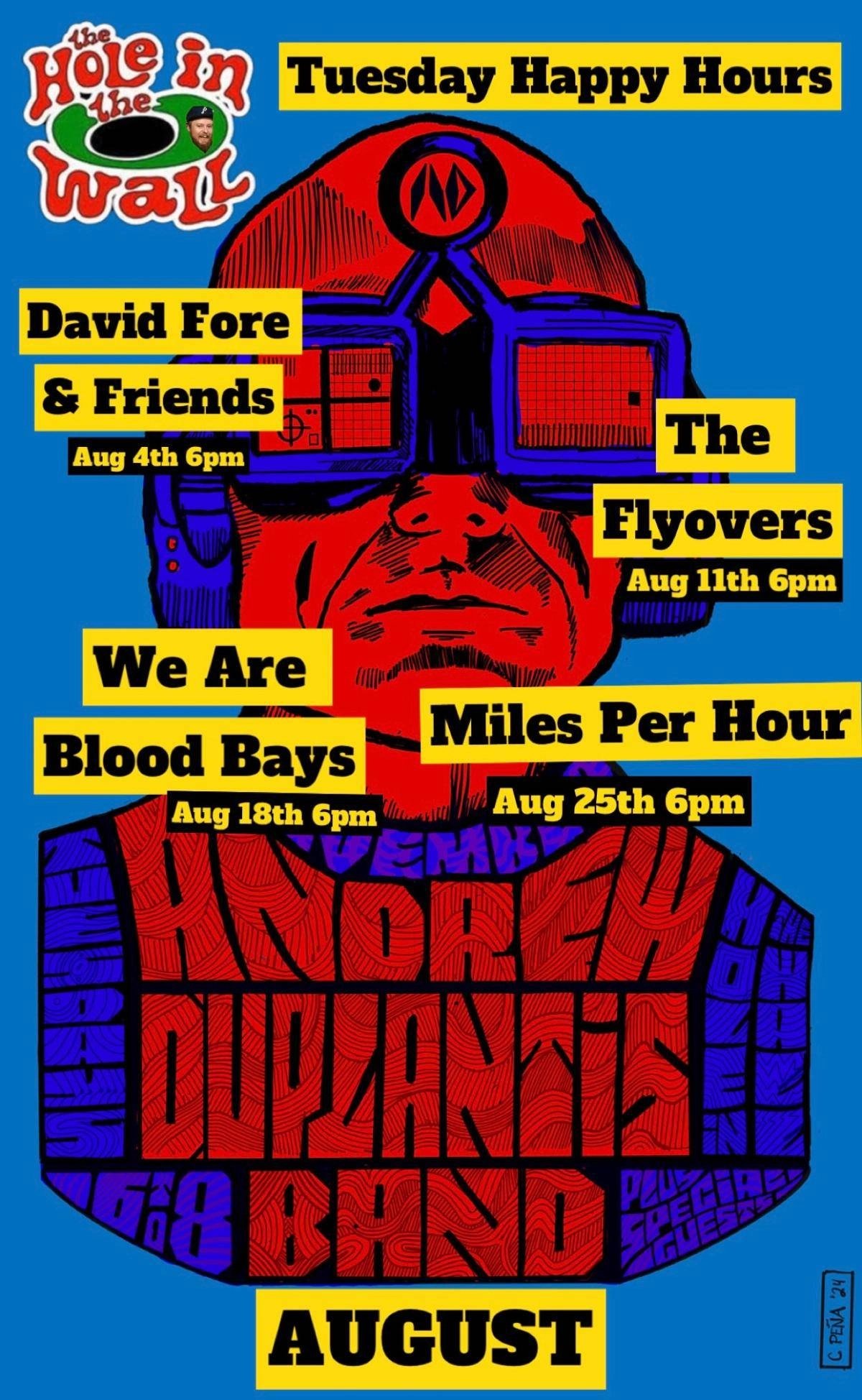 FREE HAPPY HOUR FT. ANDREW DUPLANTIS - EVERY TUESDAY W /  MILES PER HOUR
