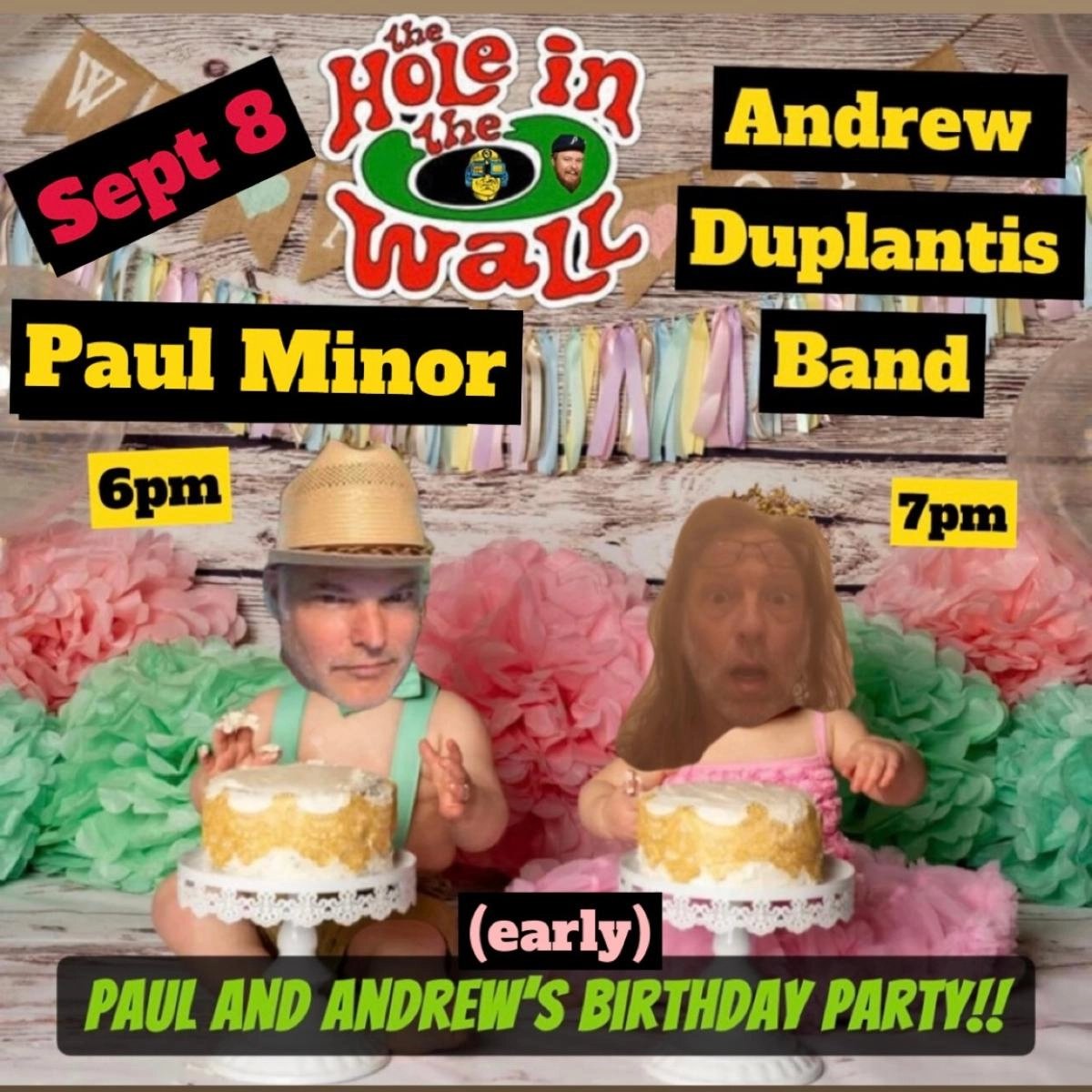 FREE HAPPY HOUR WITH ANDREW DUPLANTIS - EVERY TUESDAY WITH PAUL MINOR