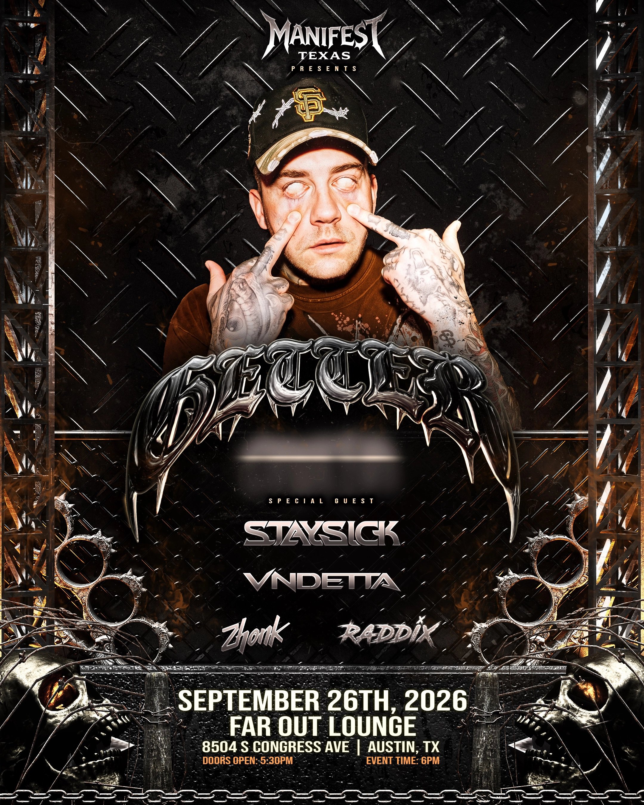 GETTER W/ SPECIAL GUESTS STAYSICK, VNDETTA, RADDIX, ZHONK