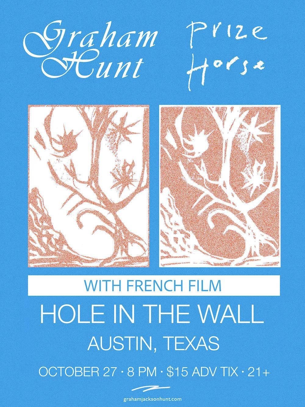 GRAHAM HUNT & PRIZE HORSE WITH BARRETT AVNER & FRENCH FILM