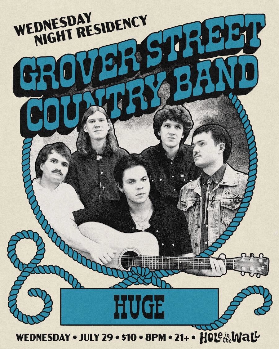 GROVER STREET COUNTRY BAND (RESIDENCY) WITH HUGE