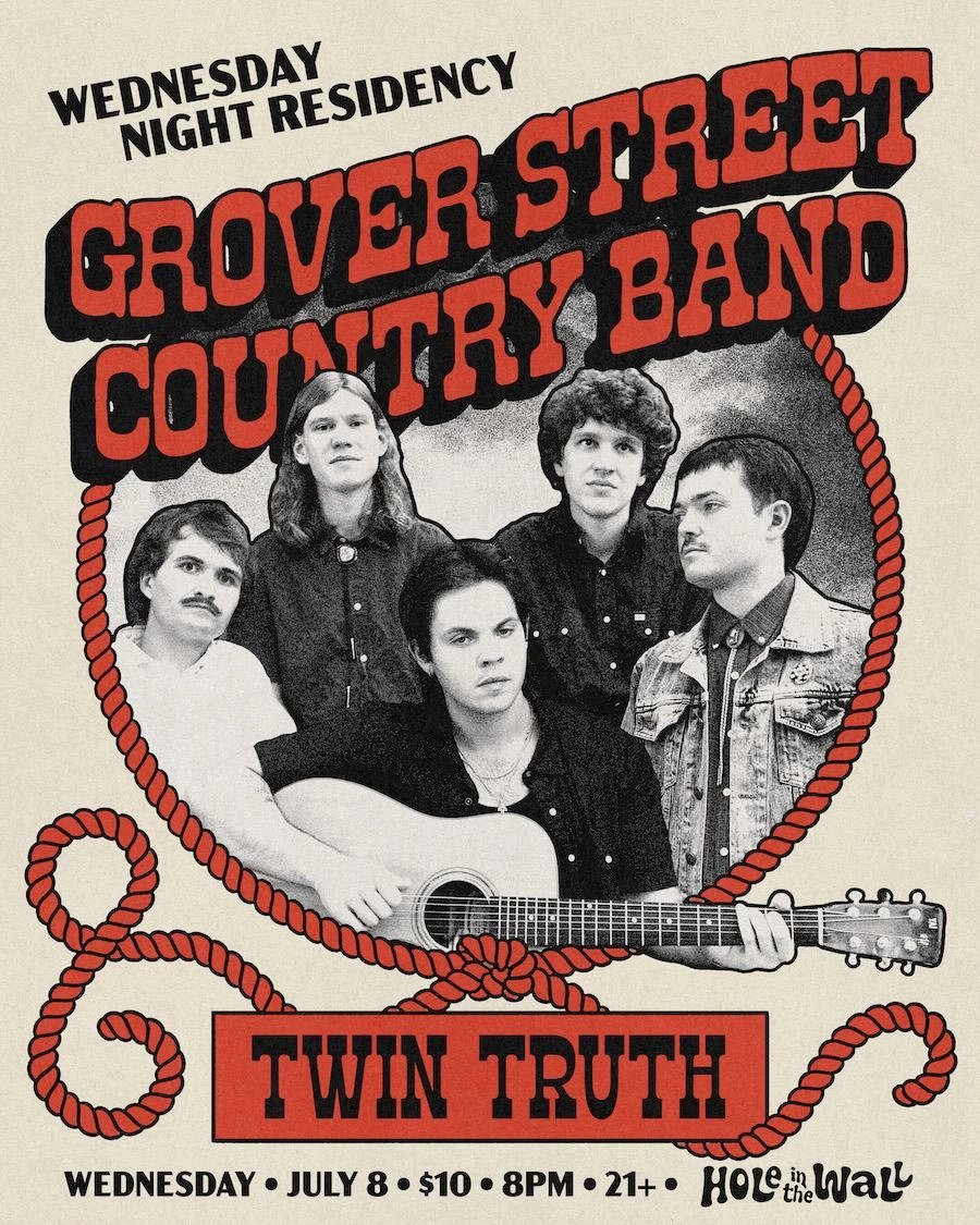 GROVER STREET COUNTRY BAND (RESIDENCY) WITH TWIN TRUTH