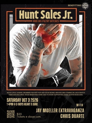 H.O.M.E. BENEFIT, FEATURING HUNT SALES - BUY TICKETS BELOW