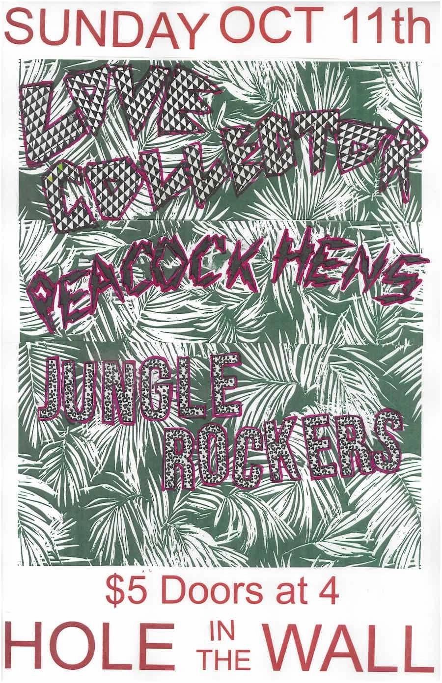 HAPPY HOUR FT. PEACOCK HENS, LOVE COLLECTOR & JUNGLE ROCKERS