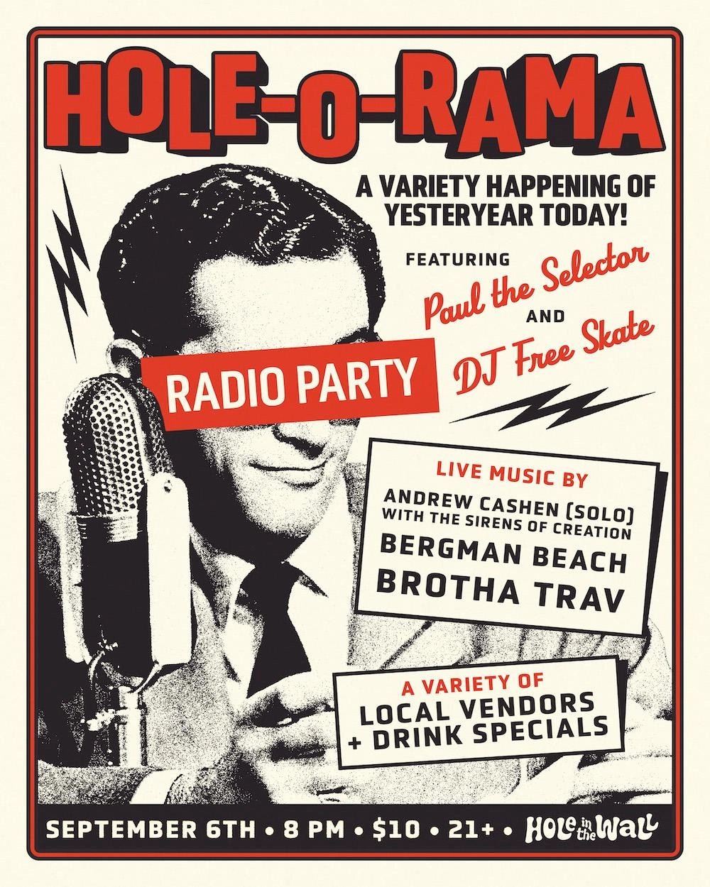 HOLE-O-RAMA: A VARIETY HAPPENING OF YESTERYEAR TODAY!