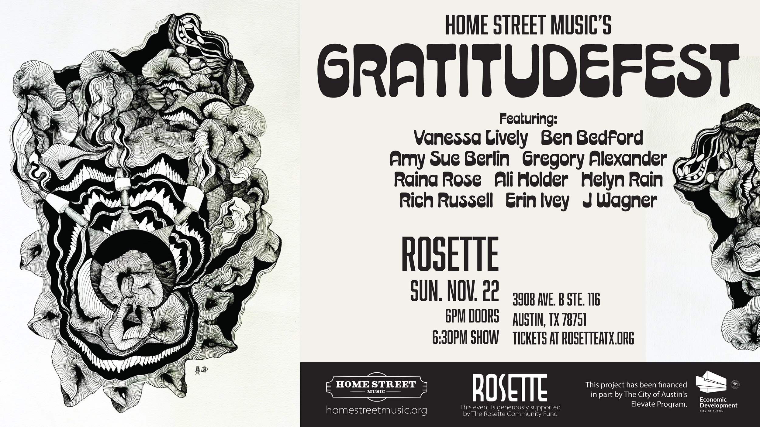 HOME STREET MUSIC'S GRATITUDEFEST: SHOWCASING THE ARTIST WHO RUN HOME STREET MUSIC