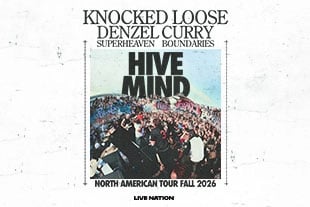 KNOCKED LOOSE & DENZEL CURRY WITH SUPERHEAVEN AND BOUNDARIES