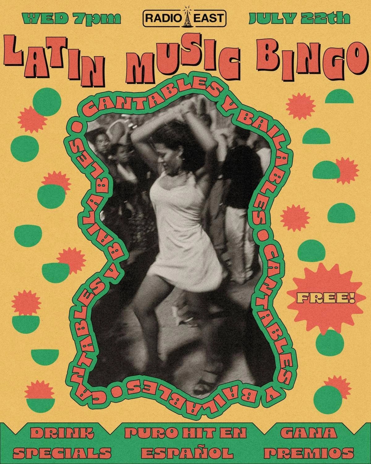 LATIN MUSIC BINGO: CATABLES Y BAILABLES!