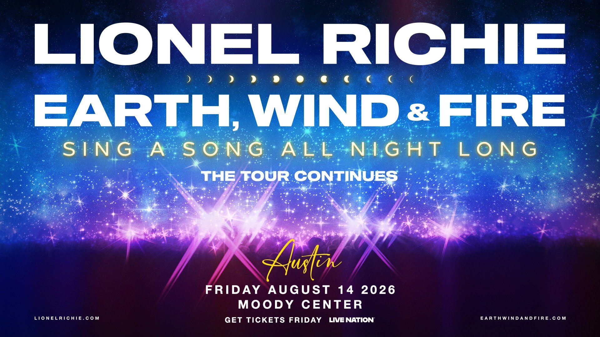 LIONEL RICHIE AND EARTH, WIND & FIRE