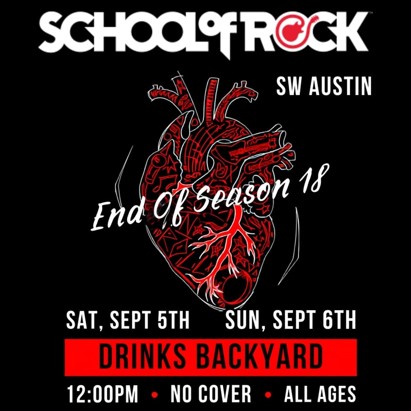LIVE MUSIC: SCHOOL OF ROCK