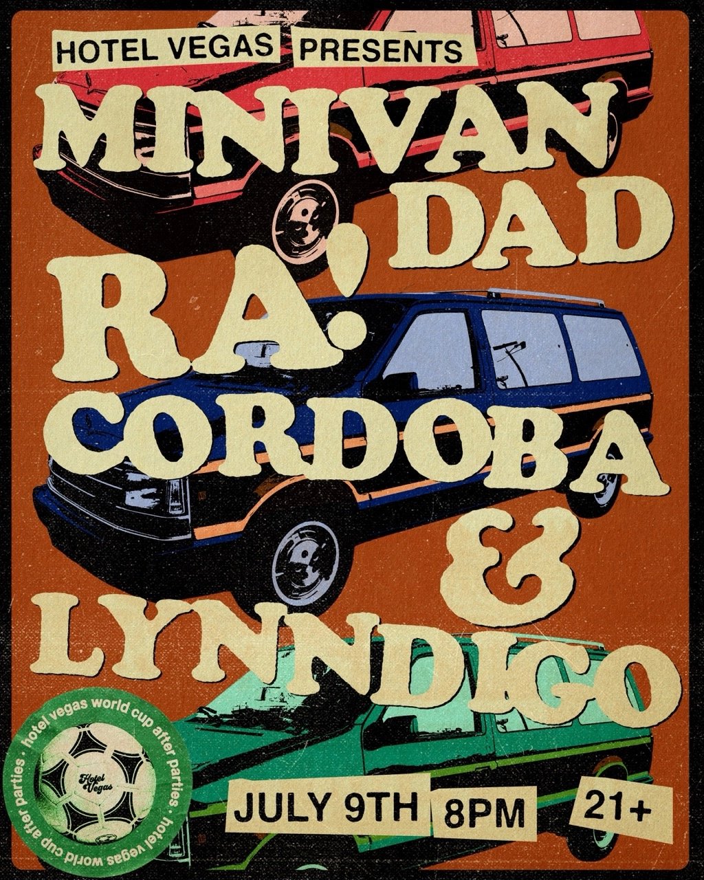 MINIVAN DAD, RA!, CORDOBA, LYNNDIGO