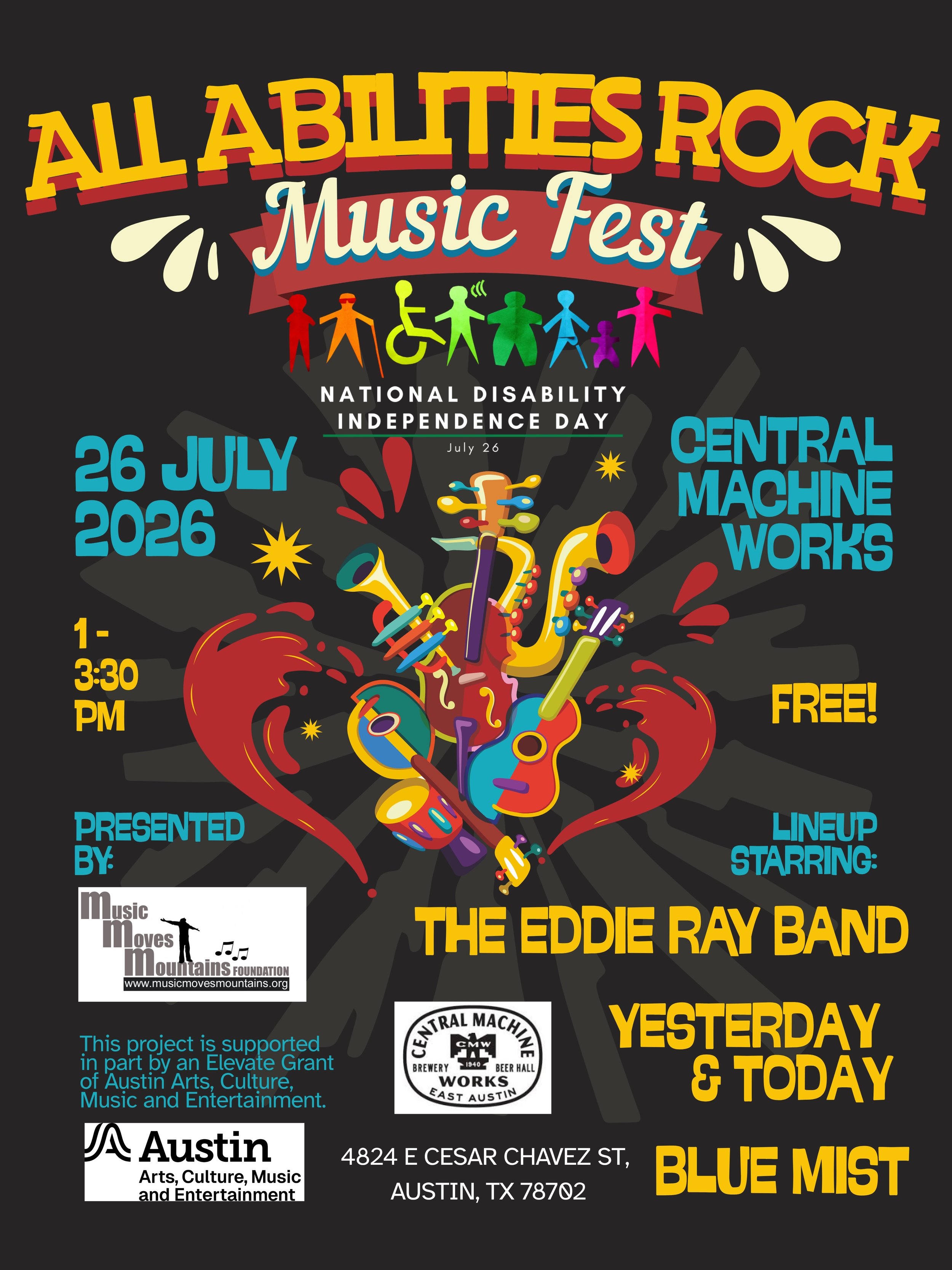 MMMF'S ALL ABILITIES ROCK MUSIC FEST IN CELEBRATION OF NATIONAL DISABILITY INDEPENDENCE DAY