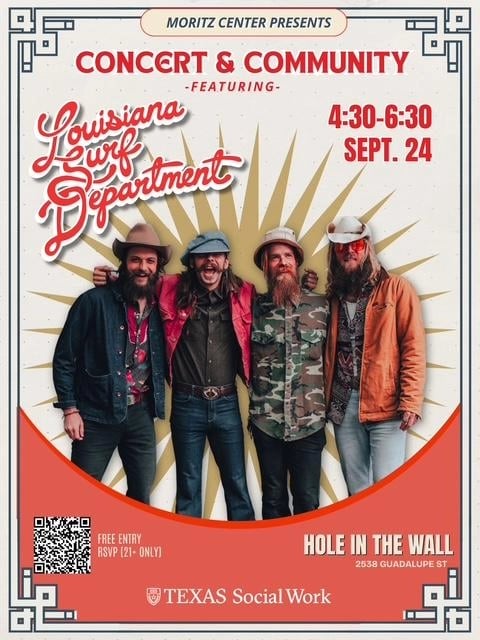MORITZ CENTER PRESENTS: CONCERT & COMMUNITY FT. LOUISIANA SURF DEPARTMENT