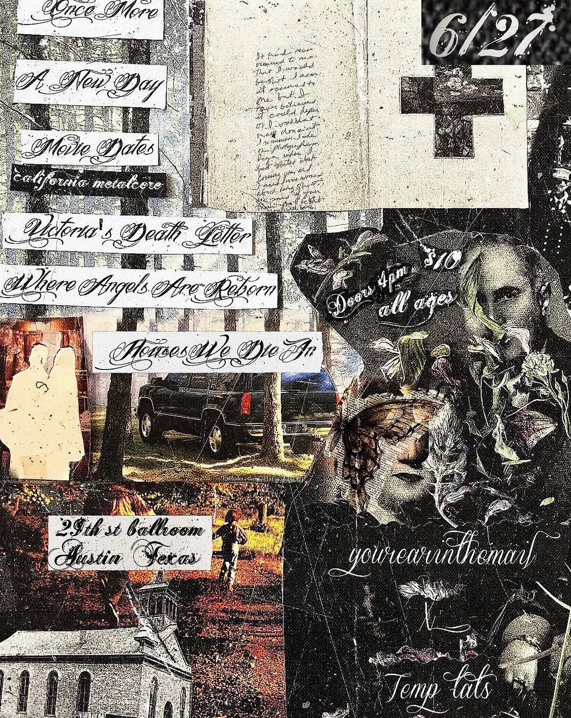 MOVIEDATES W/ ONCE MORE, A NEW DAY, VICTORIA'S DEATH LETTER, WHERE ANGELS ARE REBORN, HOUSES WE DIE IN