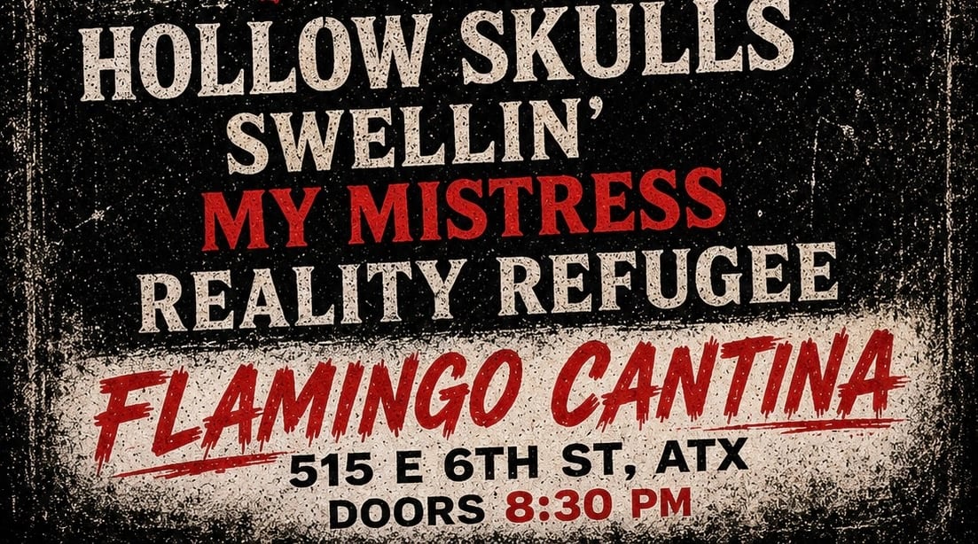 MY MISTRESS EP RELEASE WITH HOLLOW SKULLS, SWELLIN’, & REALITY REFUGEES