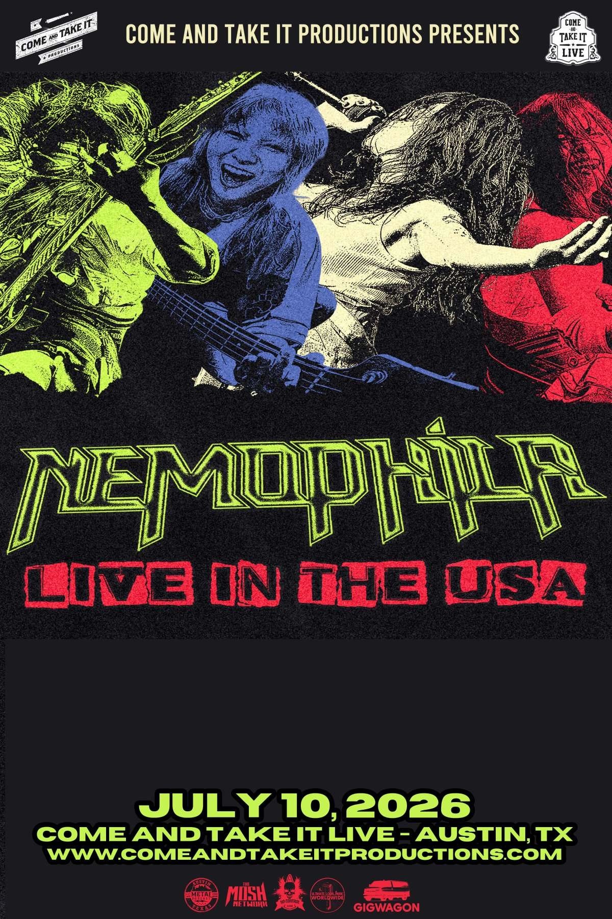 NEMOPHILA: LIVE IN THE USA