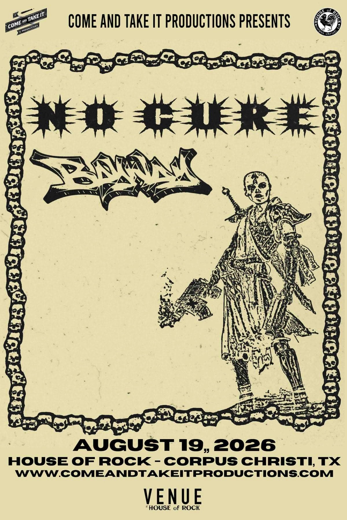 NO CURE – CORPUS CHRISTI