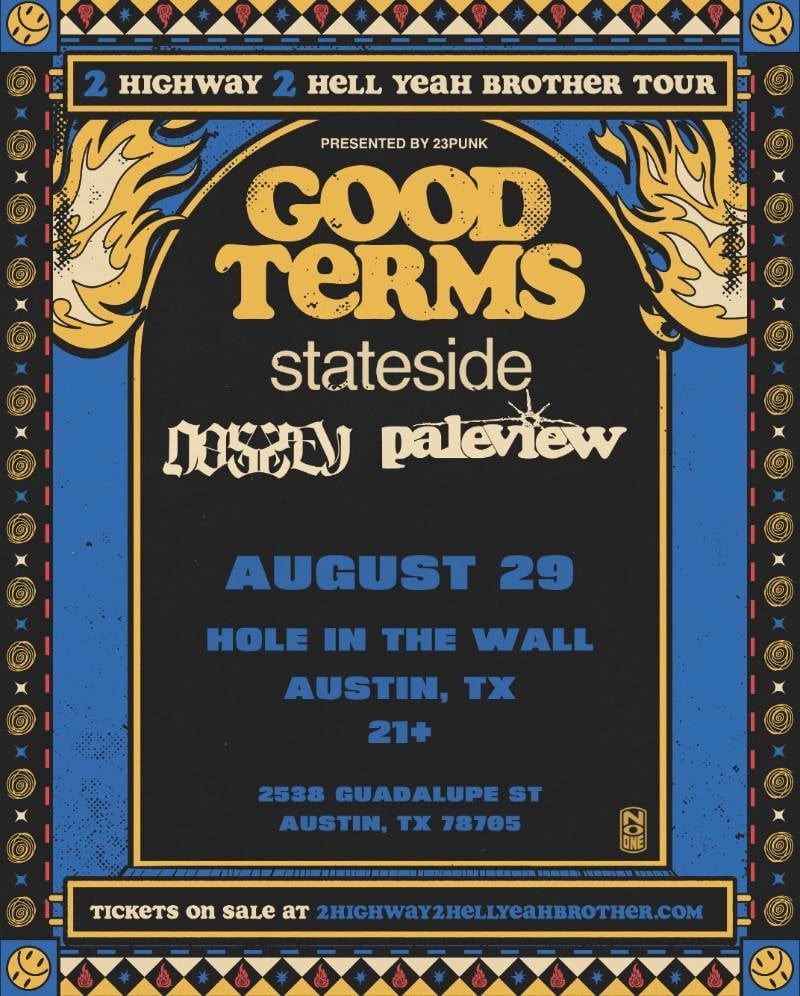 NO ONE PRESENTS... GOOD TERMS, STATESIDE, DOSSEY, PALEVIEW