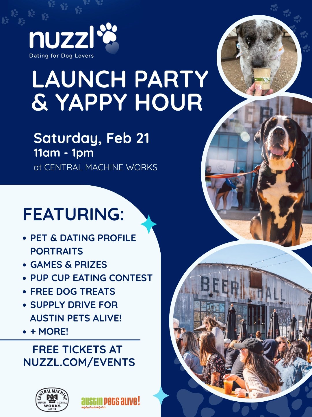 NUZZL LAUNCH PARTY AND YAPPY HOUR