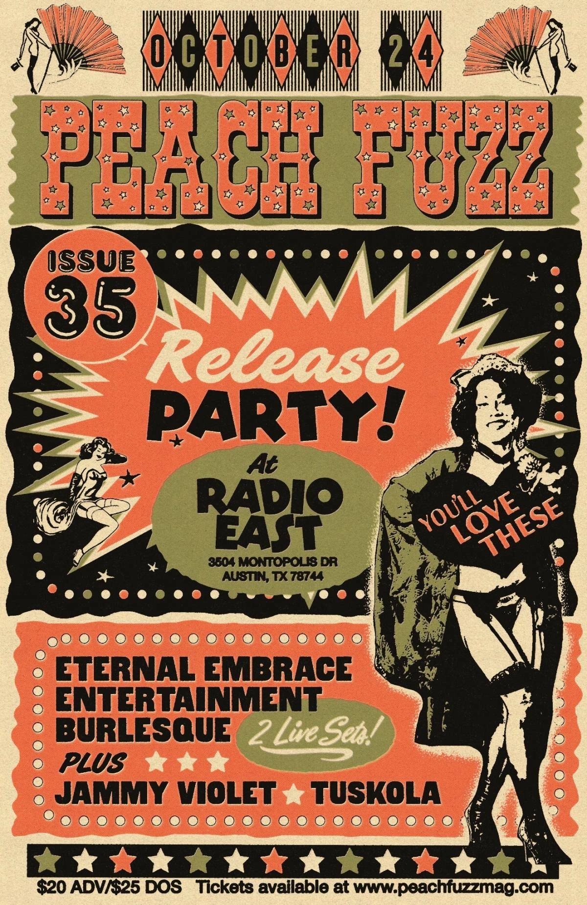 PEACHFUZZ RELEASE PARTY!