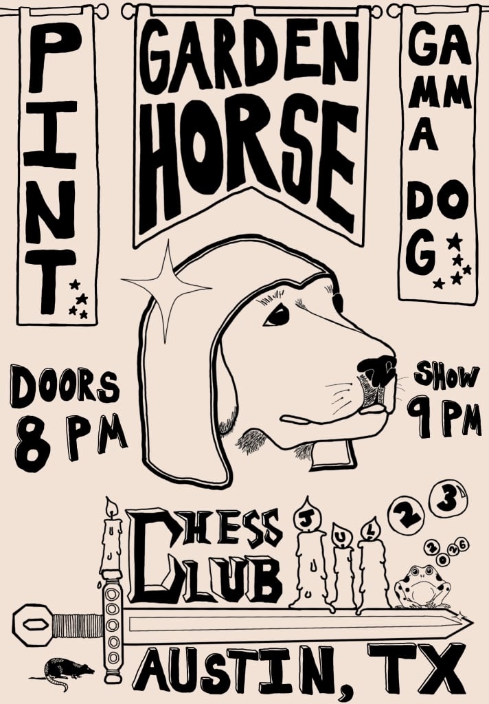 PINT / GARDEN HORSE / GAMMA DOG