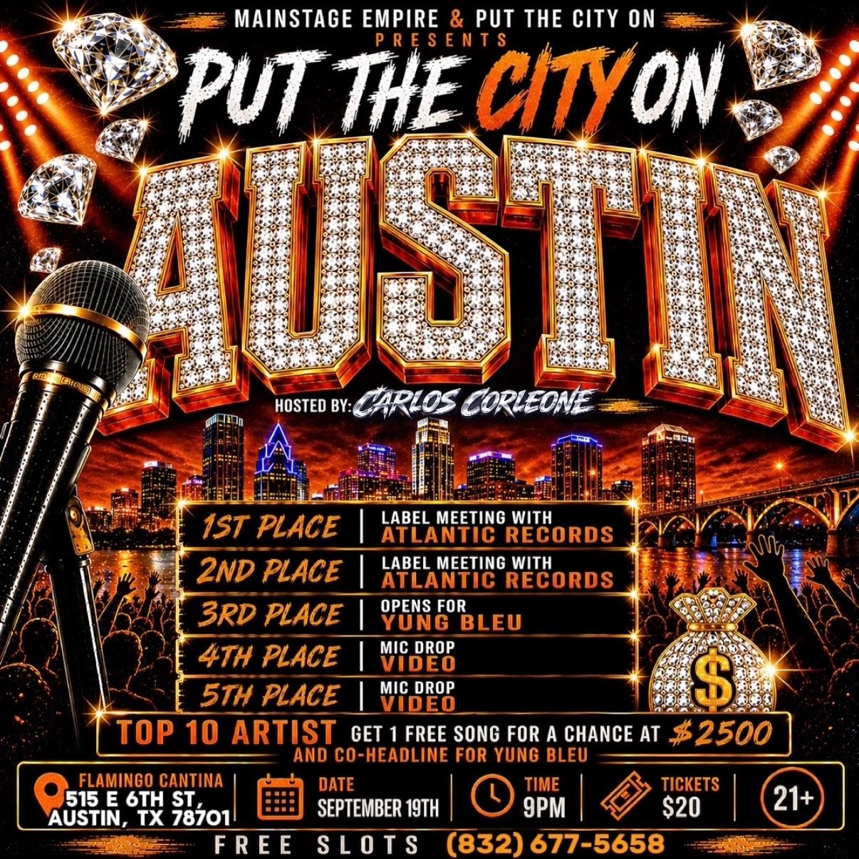 PUT THE CITY ON AUSTIN – HIP HOP ARTIST SHOWCASE