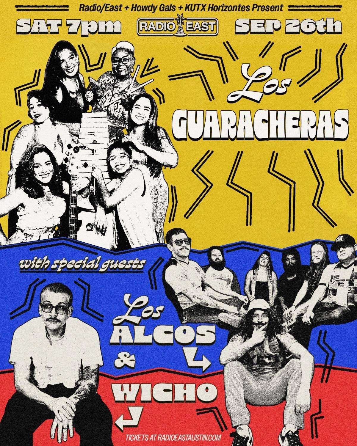 RADIO / EAST + HOWDY GALS + KUTX HORIZONTES PRESENT: LAS GUARACHERAS W /  LOS ALCOS & WICHO