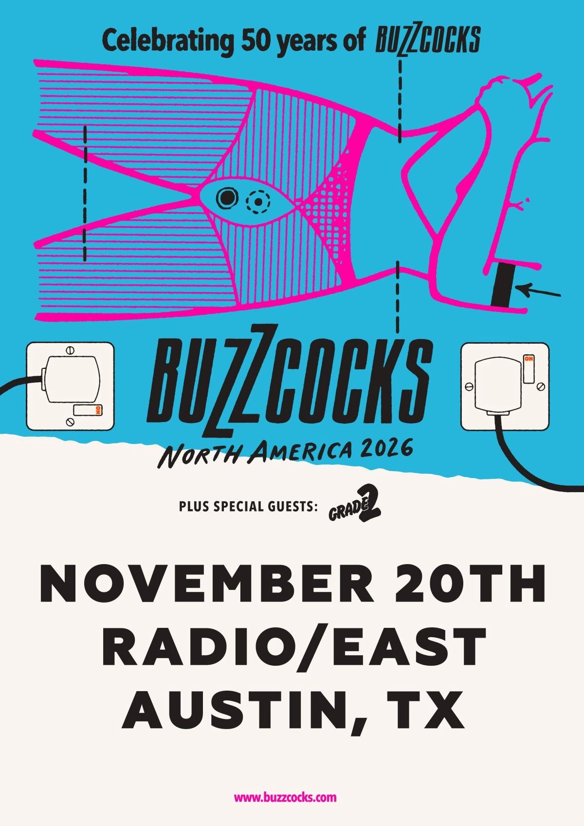 RADIO / EAST PRESENTS: BUZZCOCKS CELEBRATING 50 YEARS!