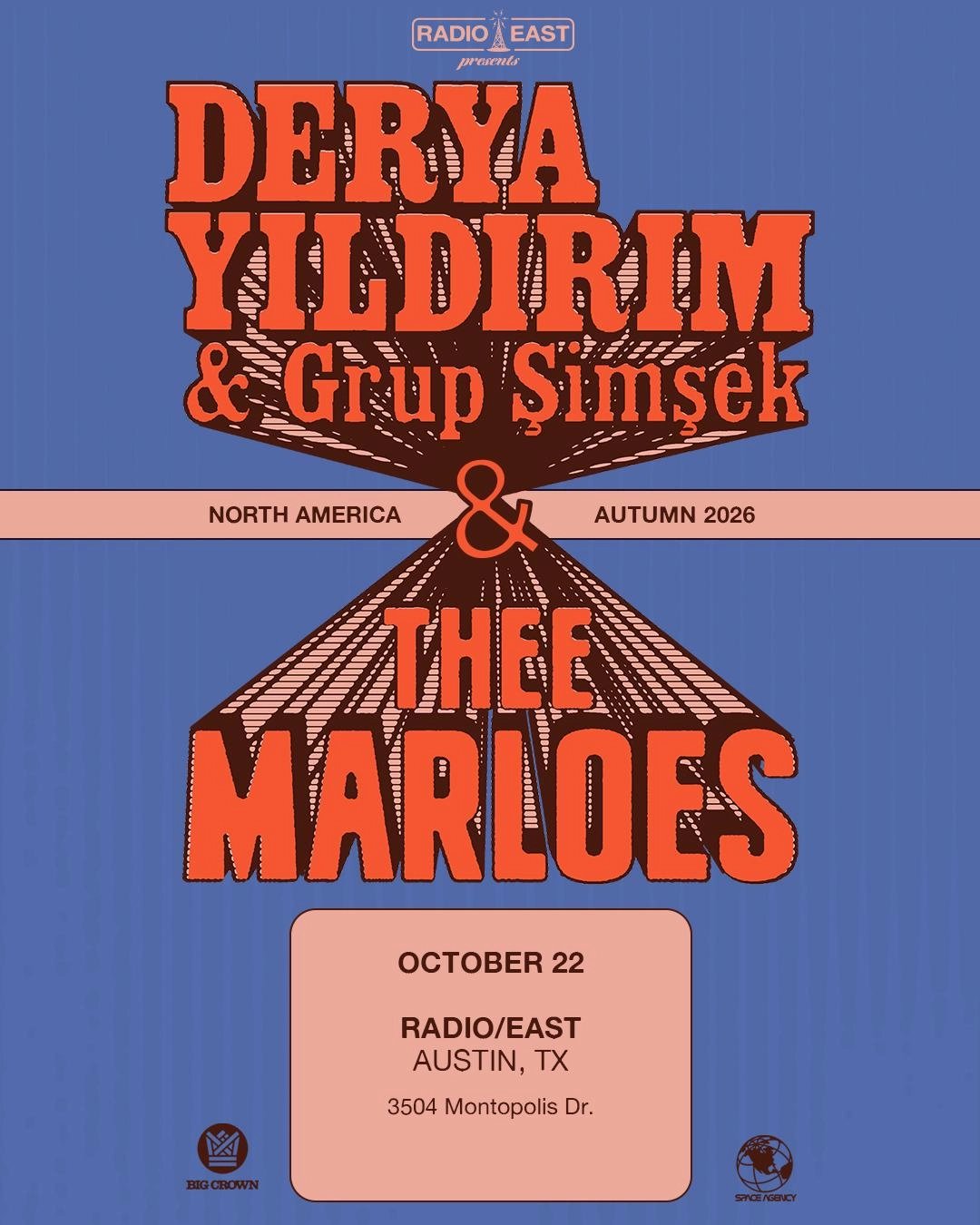 RADIO / EAST PRESENTS: DERYA YILDIRIM & GRUP ŞIMŞEK  /  /  THEE MARLOES