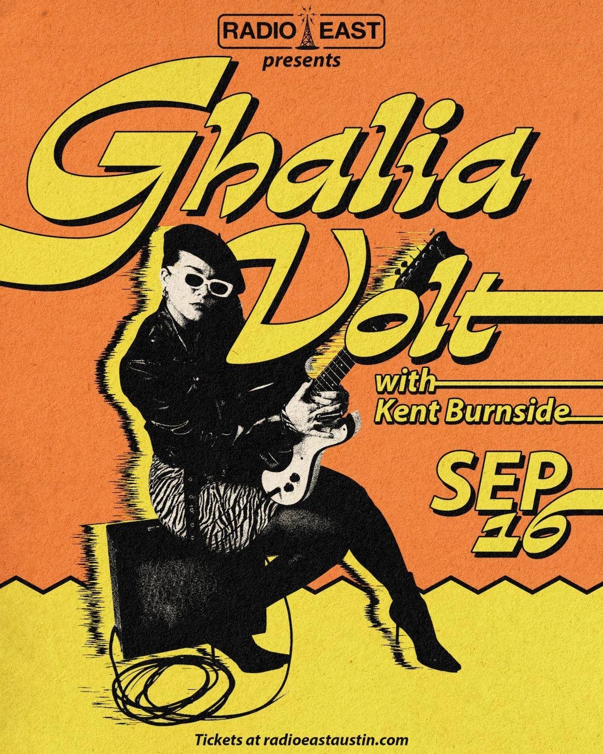 RADIO / EAST PRESENTS: GHALIA VOLT WITH SPECIAL GUEST KENT BURNSIDE