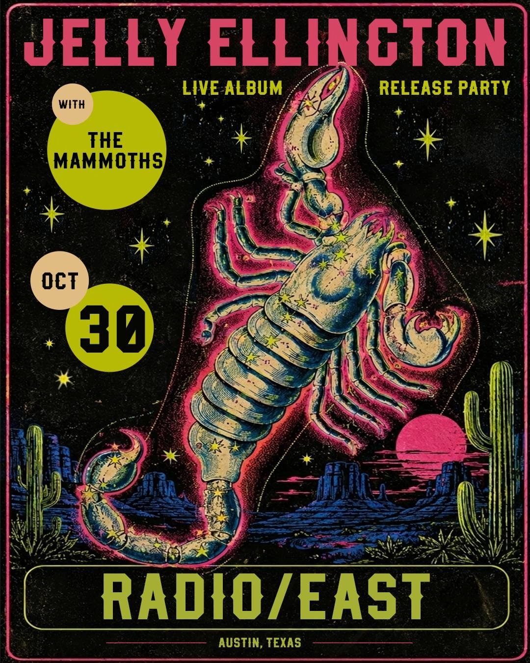 RADIO / EAST PRESENTS: JELLY ELLINGTON RECORD RELEASE SHOW W /  SPECIAL GUESTS THE MAMMOTHS