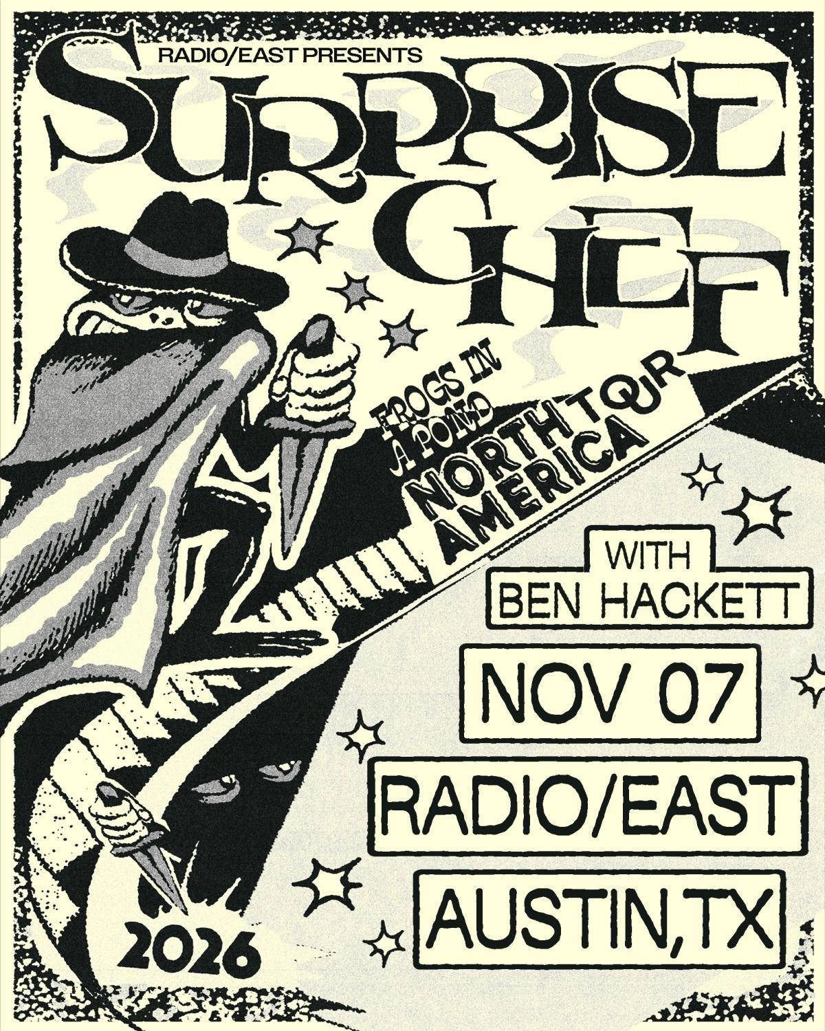 RADIO / EAST PRESENTS: SURPRISE CHEF WITH BEN HACKETT