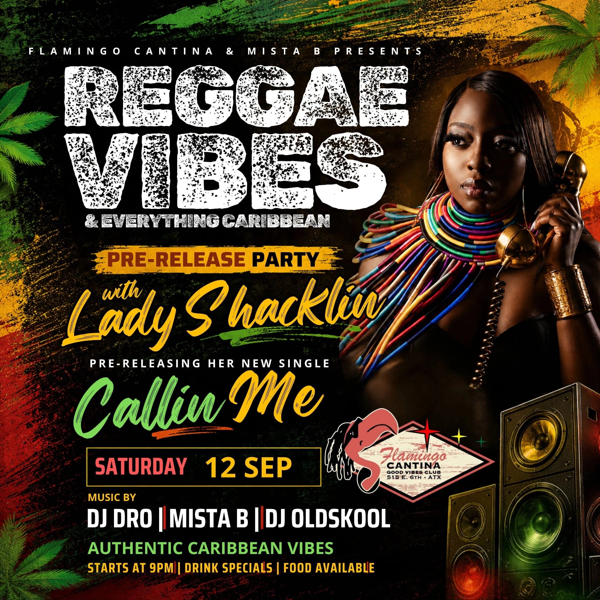 REGGAE VIBES & EVERYTHING CARIBBEAN WITH LADY SHACKLIN
