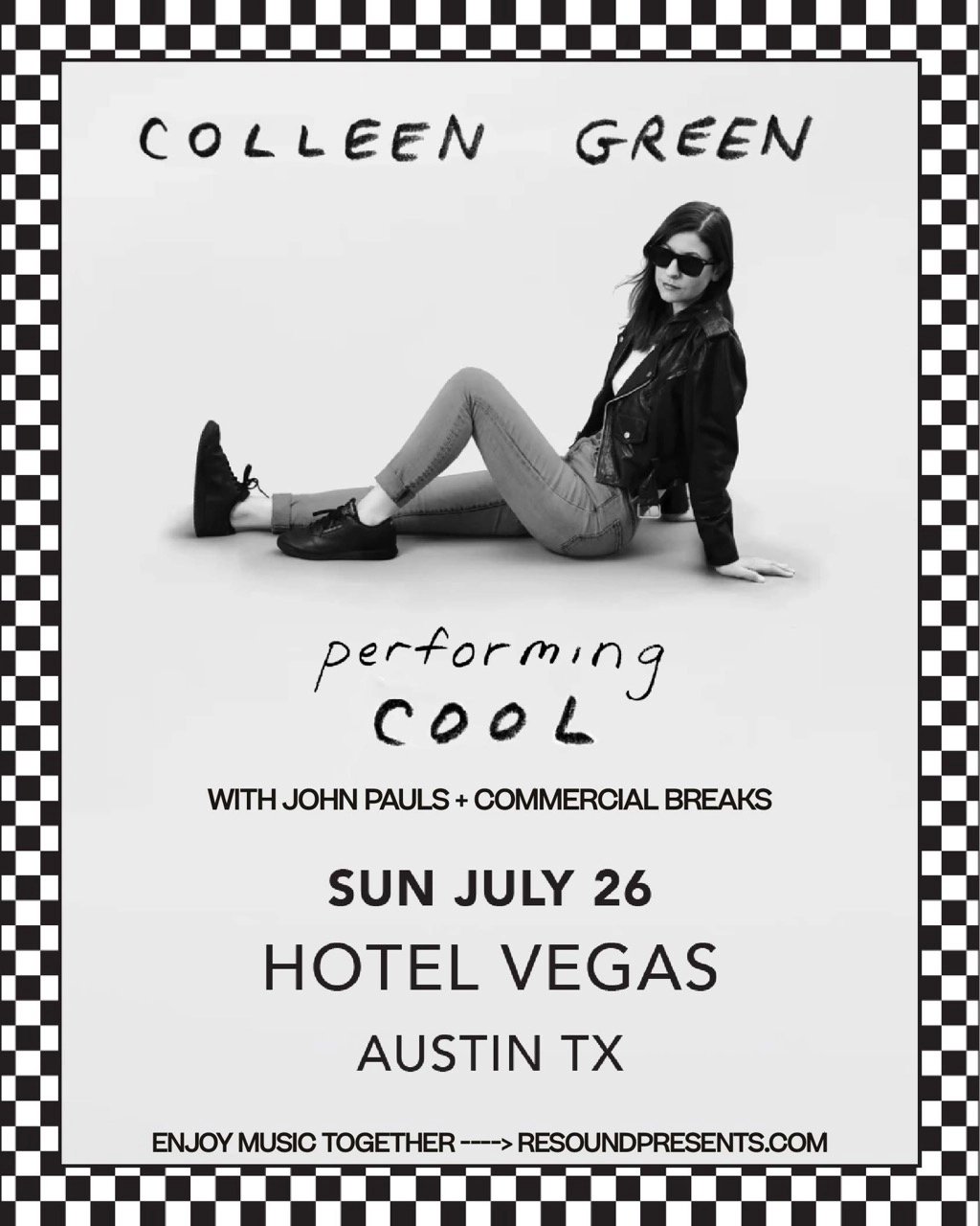 RESOUND PRESENTS: COLLEEN GREEN PERFORMING ‘COOL’ FT. JOHN PAULS, COMMERCIAL BREAKS